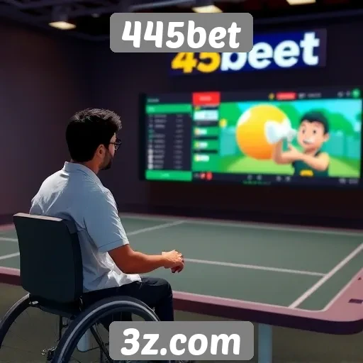 Acessibilidade e interface do usuário no site 445bet