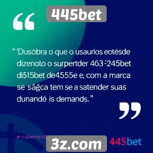 Opinião de usuários sobre o suporte do 445bet